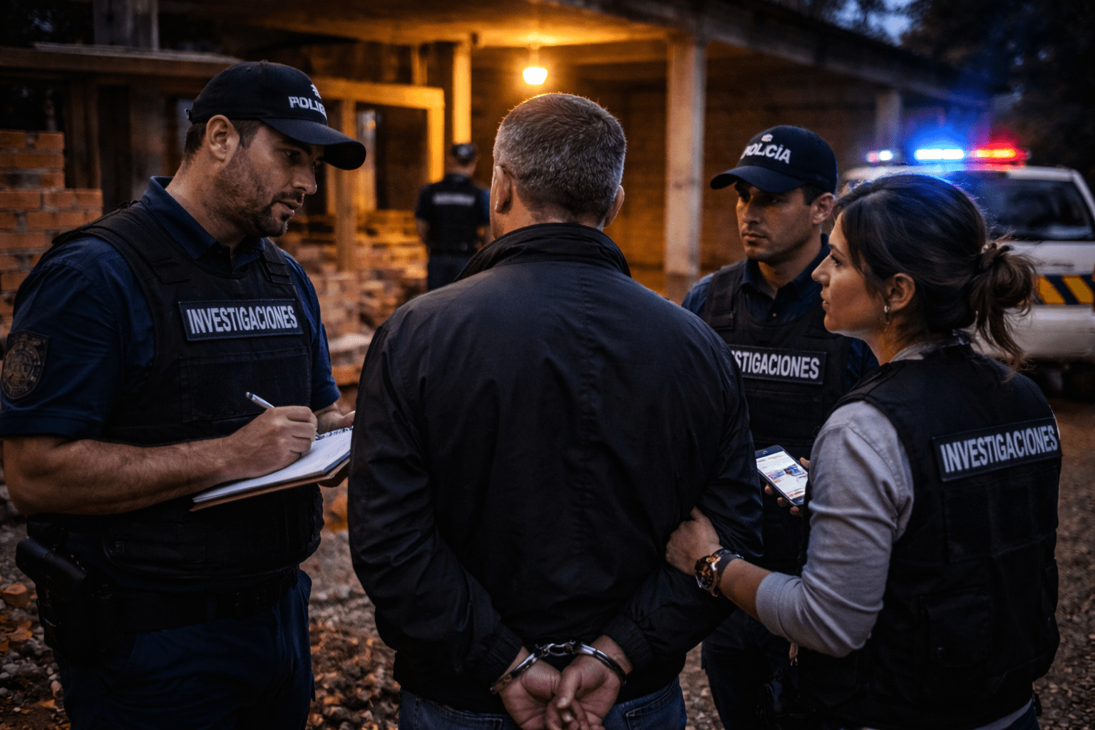 Operativo policial en El Tesoro por investigación de hurto (imagen ilustrativa)