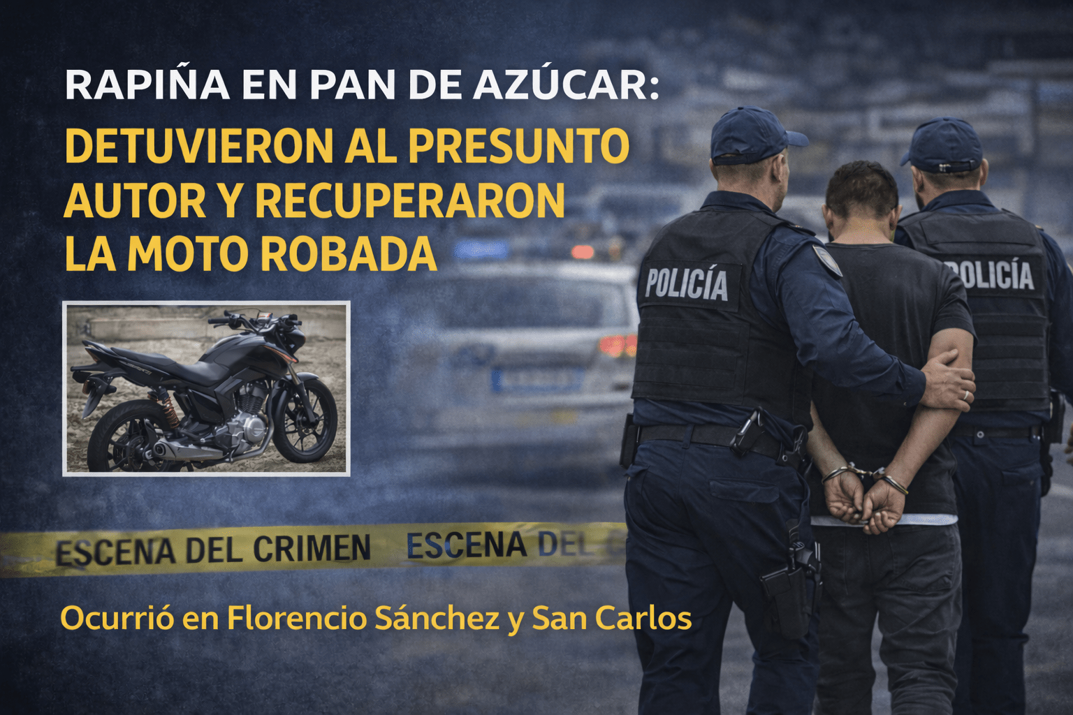 rapiña en Pan de Azúcar