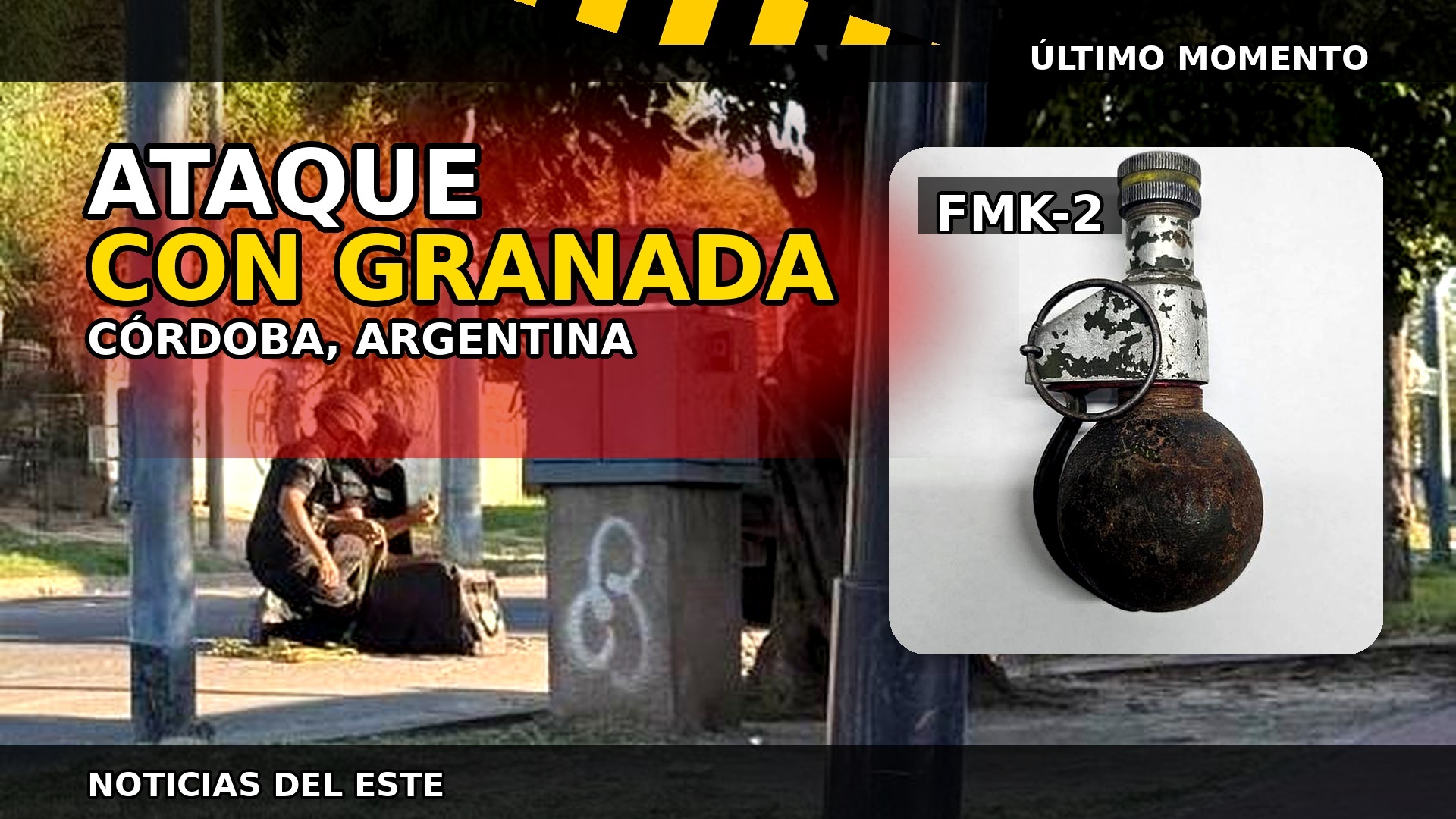 Operativo policial en Villa La Lonja, Córdoba, tras ataque con granada