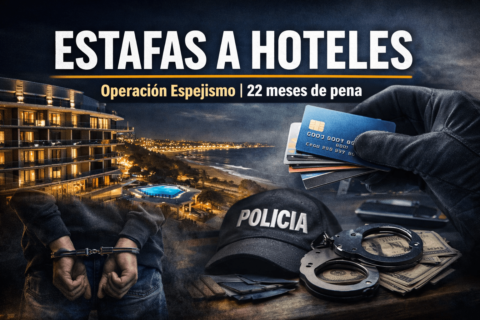 Operación Espejismo: condenaron a un joven a 22 meses por estafas a hoteles y fraude informático en Punta del Este y Maldonado. Cuatro con medidas.