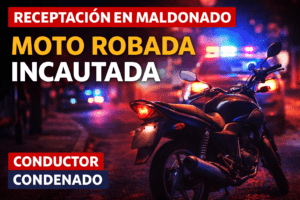 Condenado por receptación en Maldonado