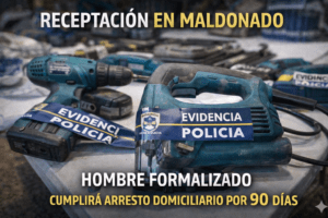 Formalizado por receptación en Maldonado tras caso de herramientas robadas