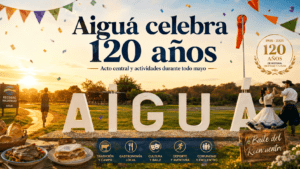 Aiguá celebra sus 120 años con acto central y una agenda de actividades durante todo mayo