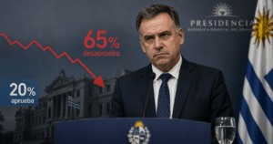 Desaprobación de Yamandú Orsi llegó al 65% y alcanzó su nivel más alto desde que asumió