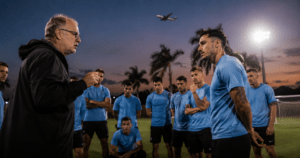 Uruguay ya está en Miami tras el retraso del vuelo y prepara su debut ante Arabia Saudita