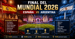 Hoy se juega la final del Mundial 2026: horarios, preparativos y todos los shows
