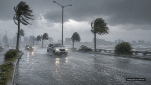 Cambió para mal: Inumet advierte por cuatro días de lluvias, granizo y rachas de 80 km/h